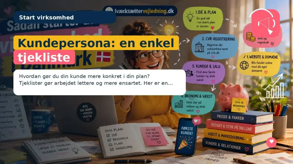 Kundepersona: en enkel tjekliste