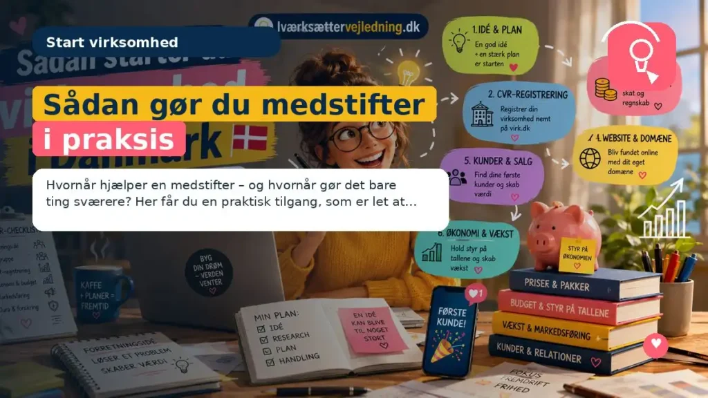 Sådan gør du medstifter i praksis