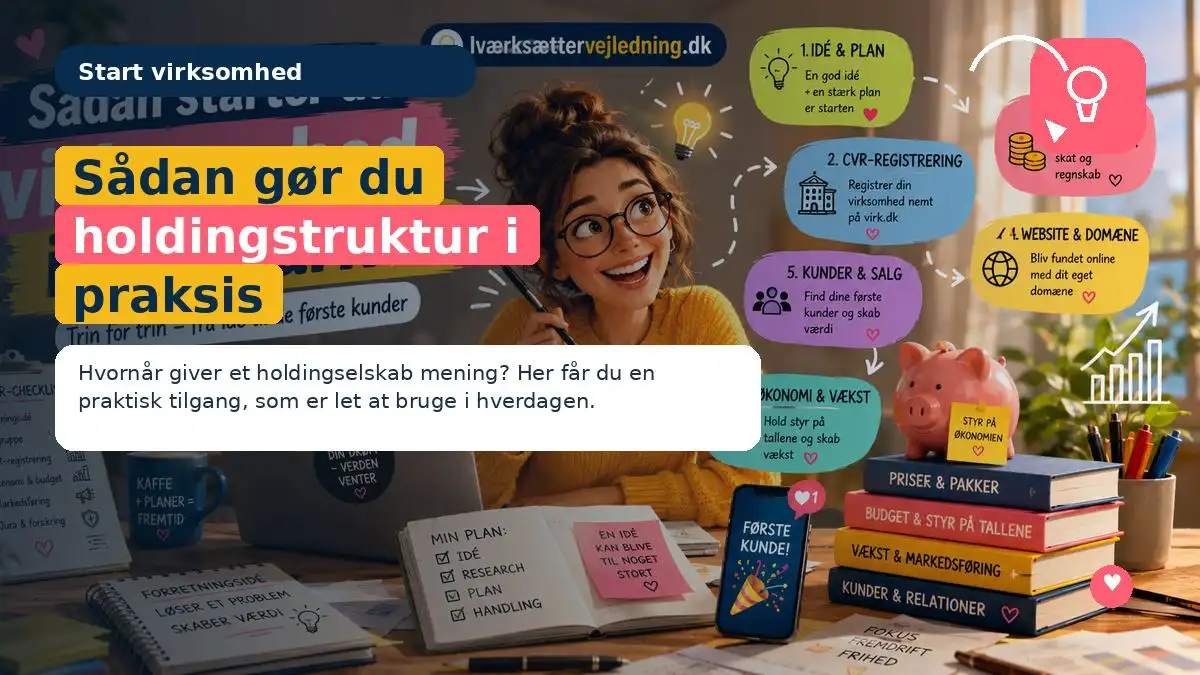 Sådan gør du holdingstruktur i praksis