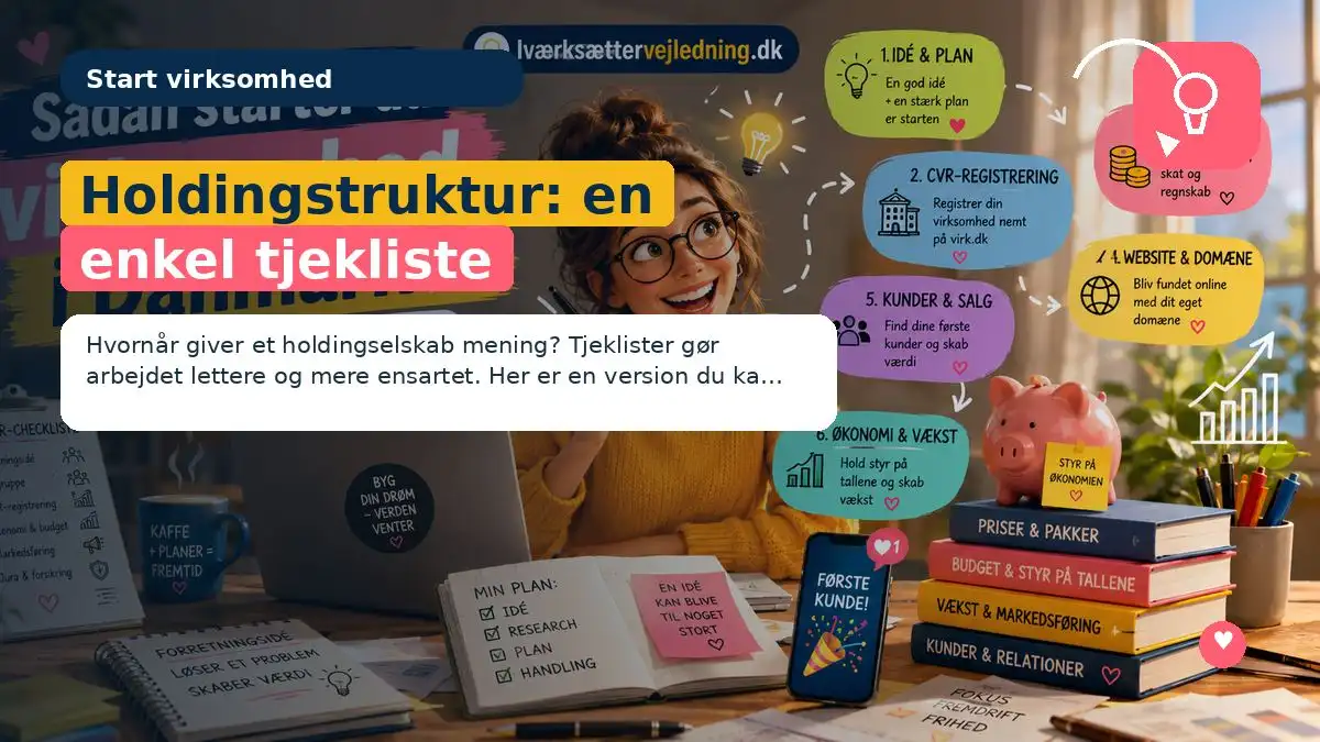 Holdingstruktur: en enkel tjekliste
