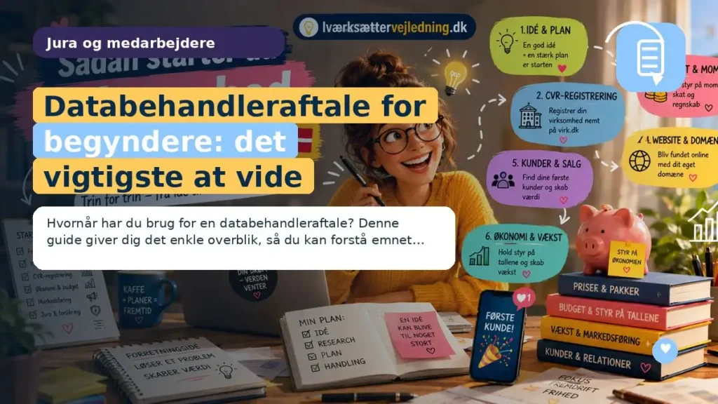 Databehandleraftale for begyndere: det vigtigste at vide