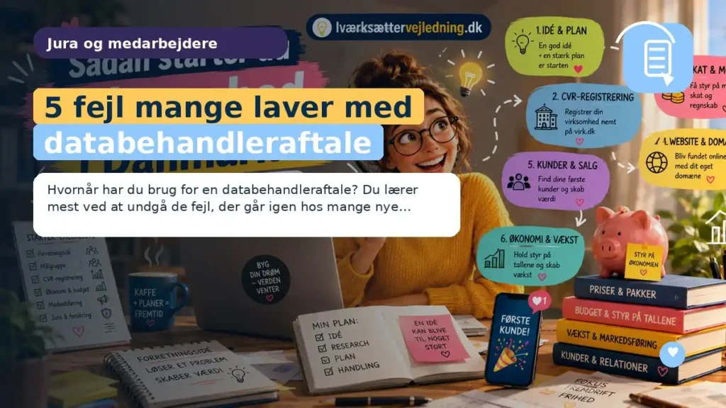 5 fejl mange laver med databehandleraftale