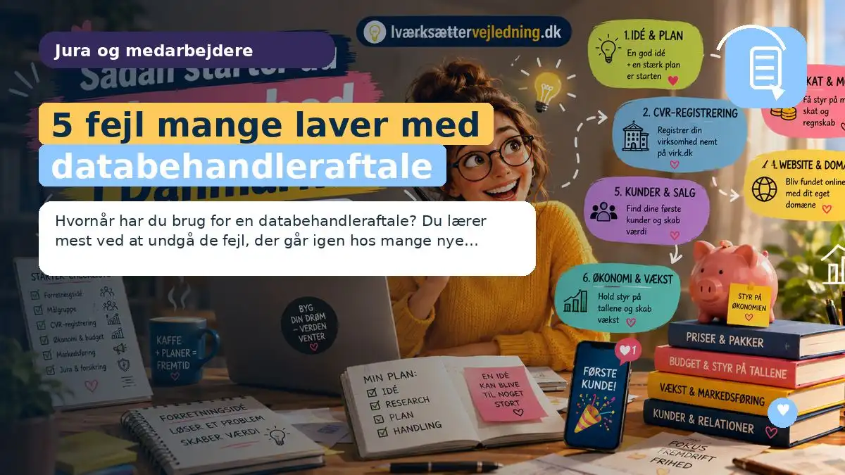 5 fejl mange laver med databehandleraftale