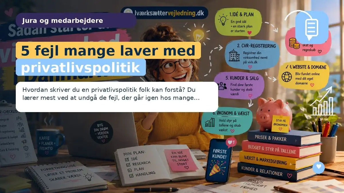 5 fejl mange laver med privatlivspolitik