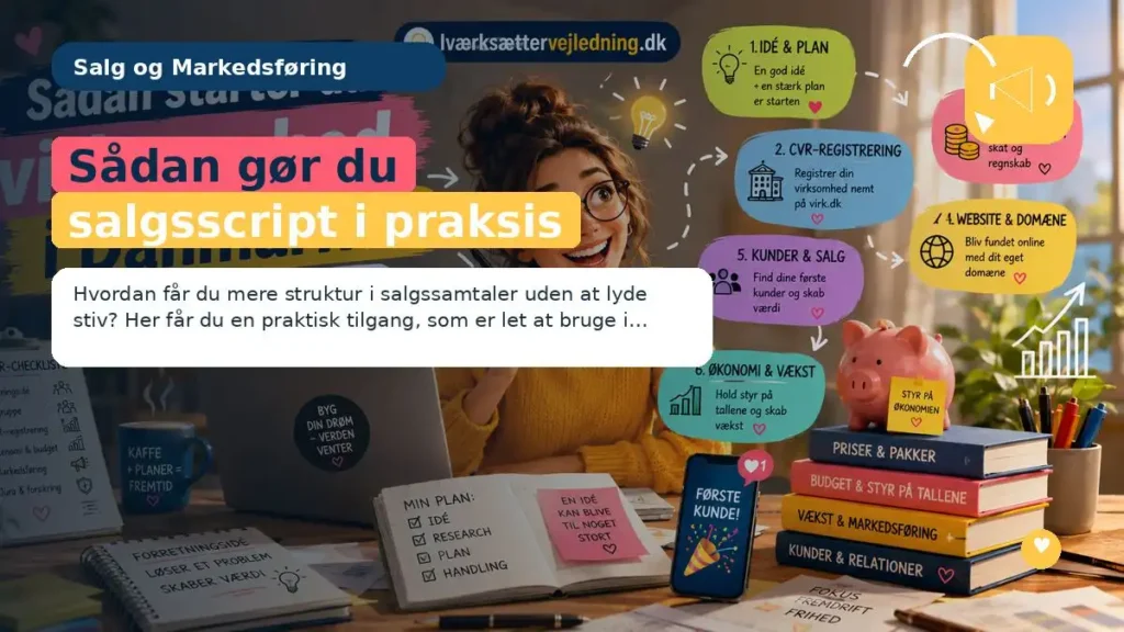 Sådan gør du salgsscript i praksis