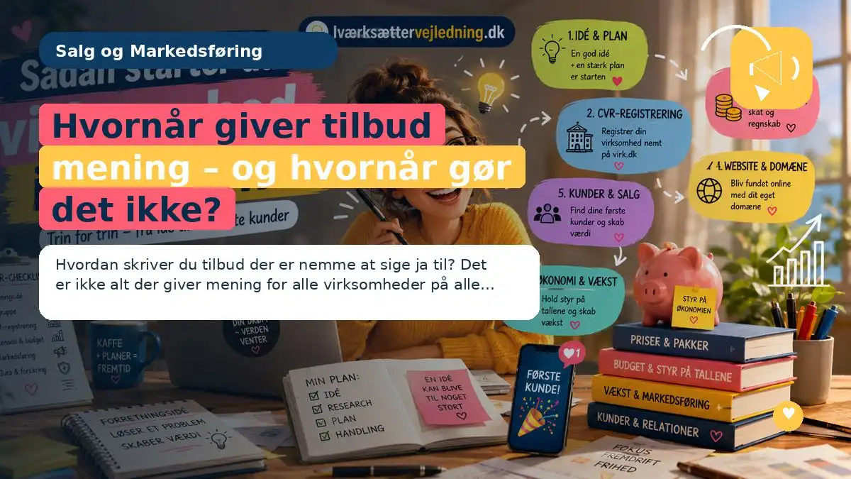 Hvornår giver tilbud mening – og hvornår gør det ikke?