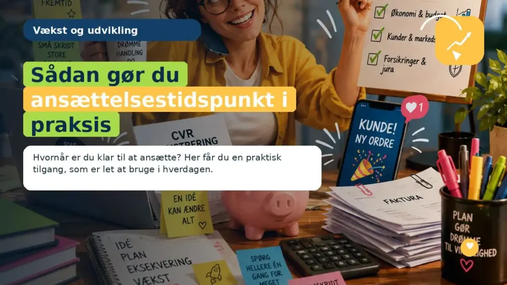 Sådan gør du ansættelsestidspunkt i praksis
