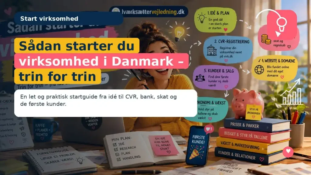 Sådan starter du virksomhed i Danmark – trin for trin