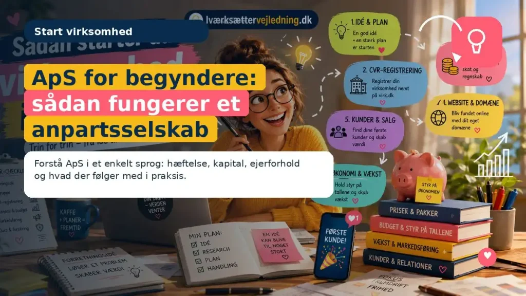ApS for begyndere: sådan fungerer et anpartsselskab