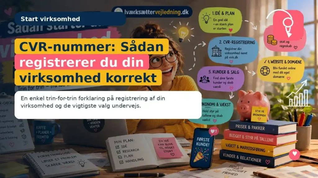 CVR-nummer: Sådan registrerer du din virksomhed korrekt