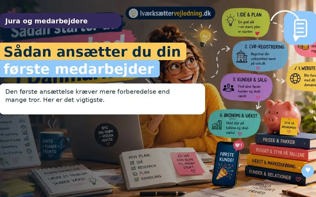Sådan ansætter du din første medarbejder