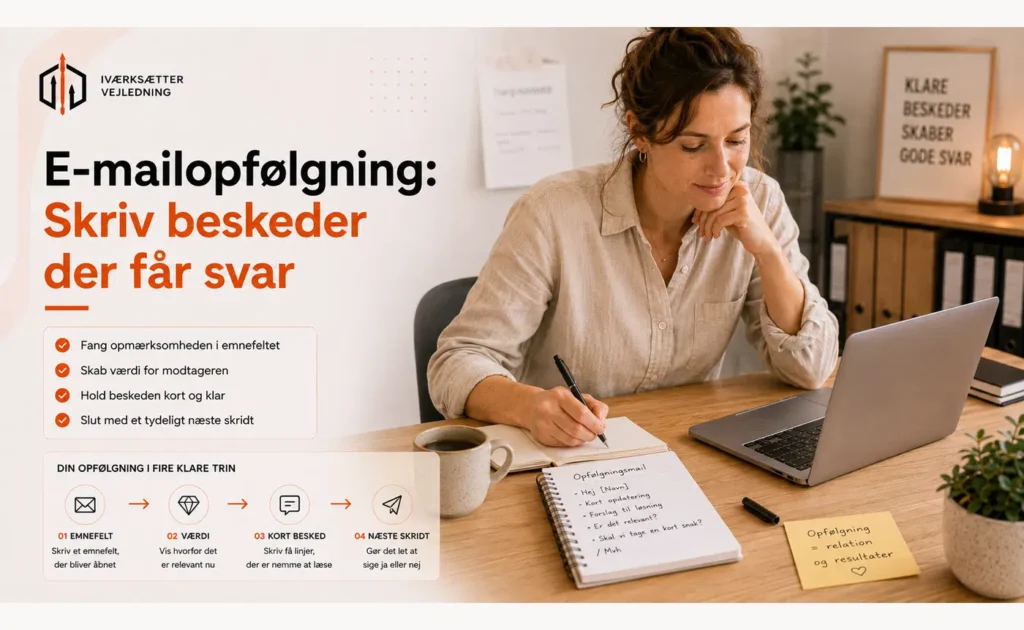 E-mailopfølgning: Skriv beskeder der får svar
