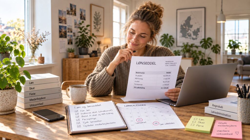 Løn og arbejdsgiverregistrering: Grundguide til den første lønkørsel