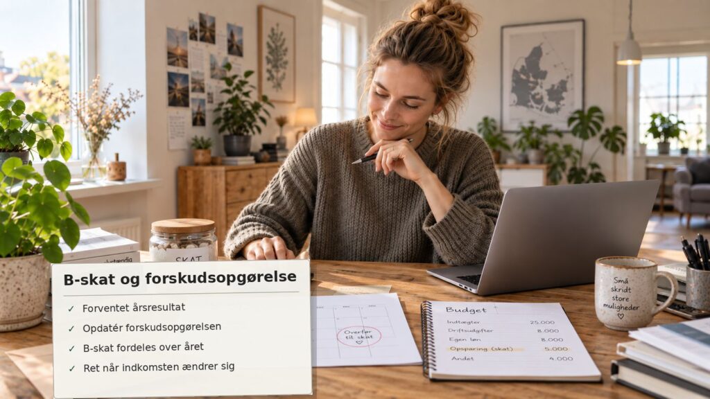 B-skat og forskudsopgørelse som selvstændig: En praktisk guide