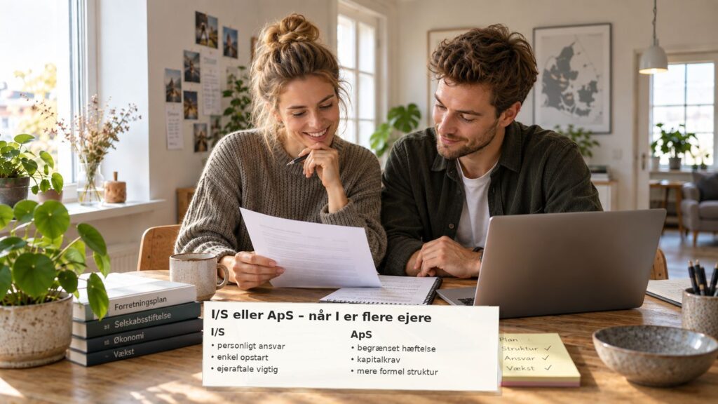 I/S eller ApS når I er flere ejere? Fordele, risiko og aftaler