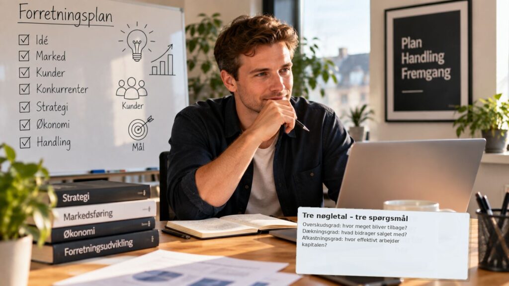 Overskudsgrad, afkastningsgrad og dækningsgrad forklaret enkelt