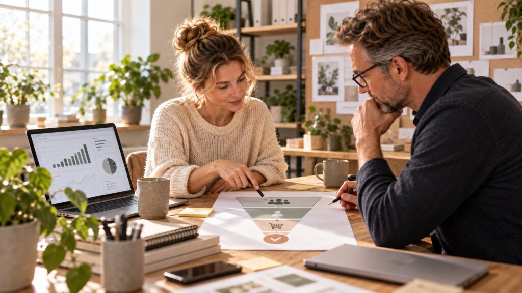 Marketing funnel: Sådan bygger du en enkel salgstragt