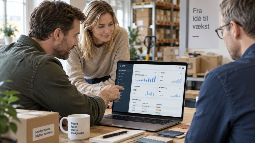 ERP-system: Guide til valg for små og mellemstore virksomheder